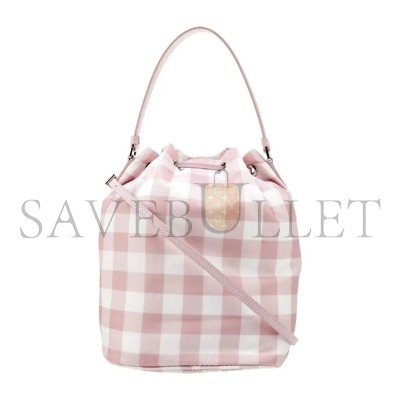 PRADA MICROFIBER BUCKET BAG 1BH038 (22.5*17.5*12cm) 